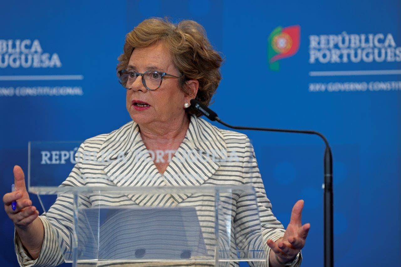 Ministra da Administração Interna, Maria Lúcia Amaral, apresenta as decisões sobre os Incêndios florestais, Lisboa, 7 agosto 2025 (Manuel de Almeida/Lusa)