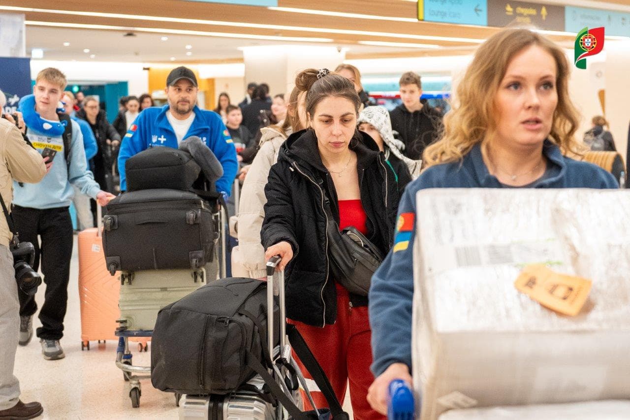Mães e crianças ucranianas que vêm ser reabilitados em Portugal, Lisboa, 10 janeiro 2026 (Emerson Coutinho)