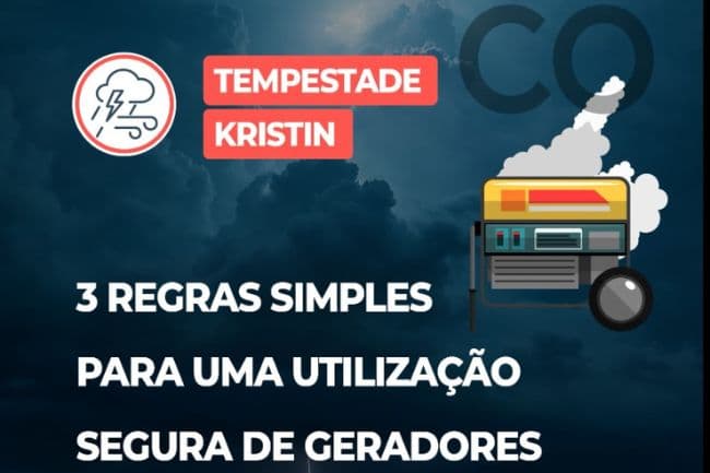 Direção-Geral de Saúde emitiu recomendações para as populações afetadas pela passagem da tempestade