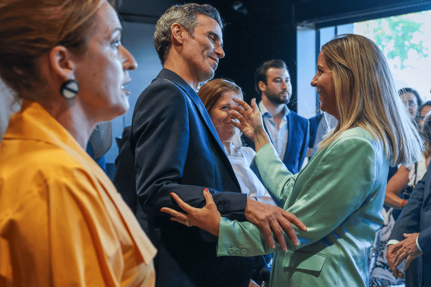A ministra da Cultura, Juventude e Desporto, Margarida Balseiro Lopes, à chegada para a cerimónia de abertura da nova sede da CACE - Coleção de Arte Contemporânea do Estado, em Alcabideche, Cascais, 1 de julho de 2026. A abertura da nova sede da CACE marca o início de uma nova etapa para a coleção pública de arte contemporânea e para a política cultural de valorização do património artístico nacional. Inclui a inauguração da exposição “Dual Sim”, com curadoria de Filipa da Rocha Nunes e Sofia Montanha, que reúne 23 obras da CACE, e a apresentação de um projeto que a CACE tem vindo a desenvolver com a Companhia Nacional de Bailado. (TIAGO PETINGA/LUSA)