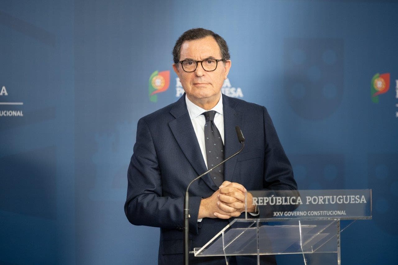 Ministro da Economia e Coesão Territorial, Castro Almeida, apresenta execução total do Plano de Recuperação e Resiliência, Lisboa, 28 de agosto de 2026 (João Barata)