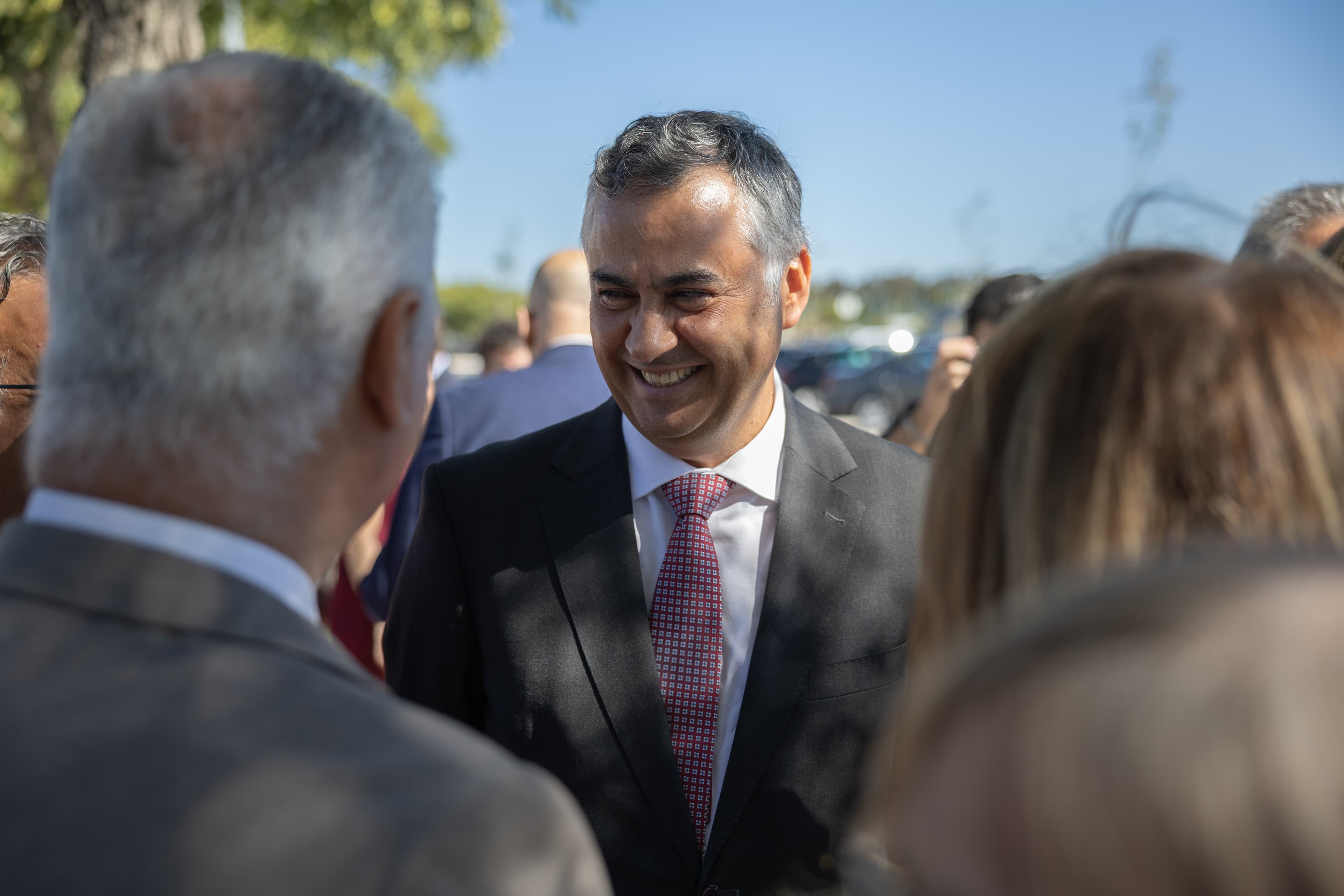 Ministro da Educação, Ciência e Inovação, Fernando Alexandre, na sessão solene do início do ano letivo 2026/2027 do Ensino Básico, no Centro Escolar du Bocage em Setúbal, 11 de setembro de 2026 (João Barata/SGGov)