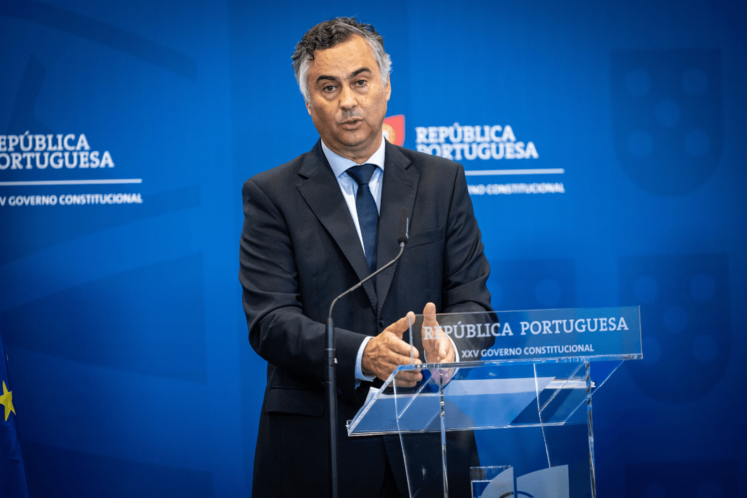Ministro da Educação, Ciência e Inovação, Fernando Alexandre, na conferência de imprensa do Conselho de Ministros, Lisboa, 30 de julho de 2026 (Maria Costa Lopes)