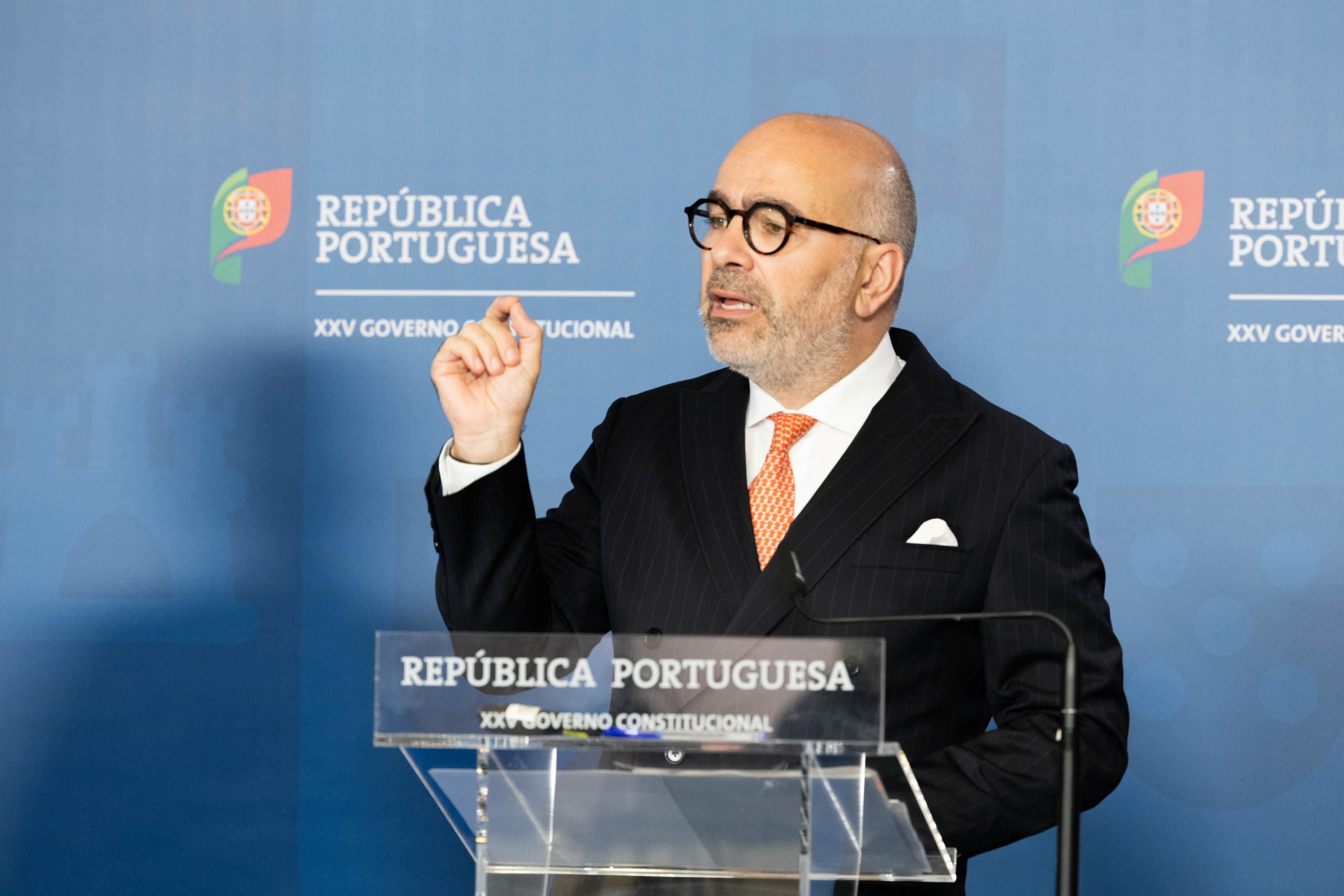 Ministro das Infraestruturas e Habitação, Miguel Pinto Luz, apresenta a reforma do mercado de arrendamento, Conselho de Ministros, Lisboa, 9 julho 2026 (João Bica/ SGGov)