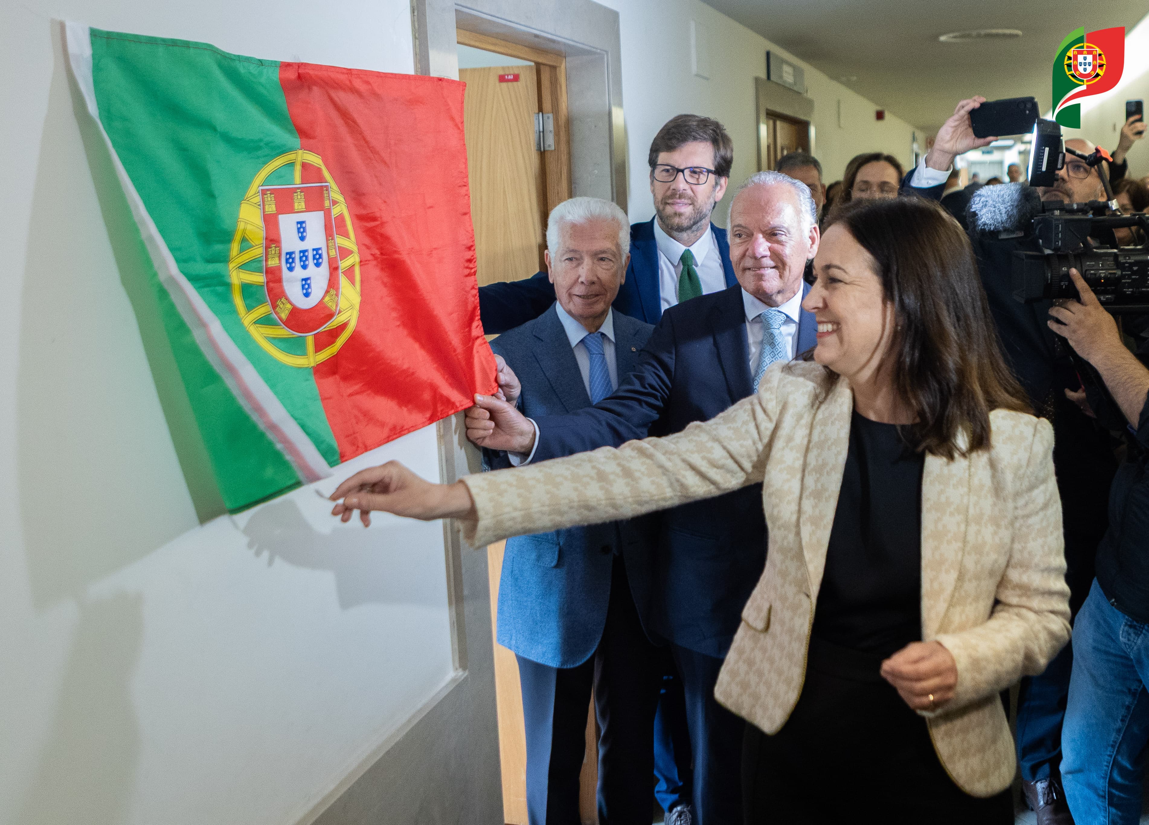 A Ministra da Justiça, Rita Alarcão Júdice, participa na cerimónia de inauguração do novo Gabinete de Apoio à Vítima de Matosinhos, Matosinhos, 11 de maio de 2026 (Miguel Bessa)