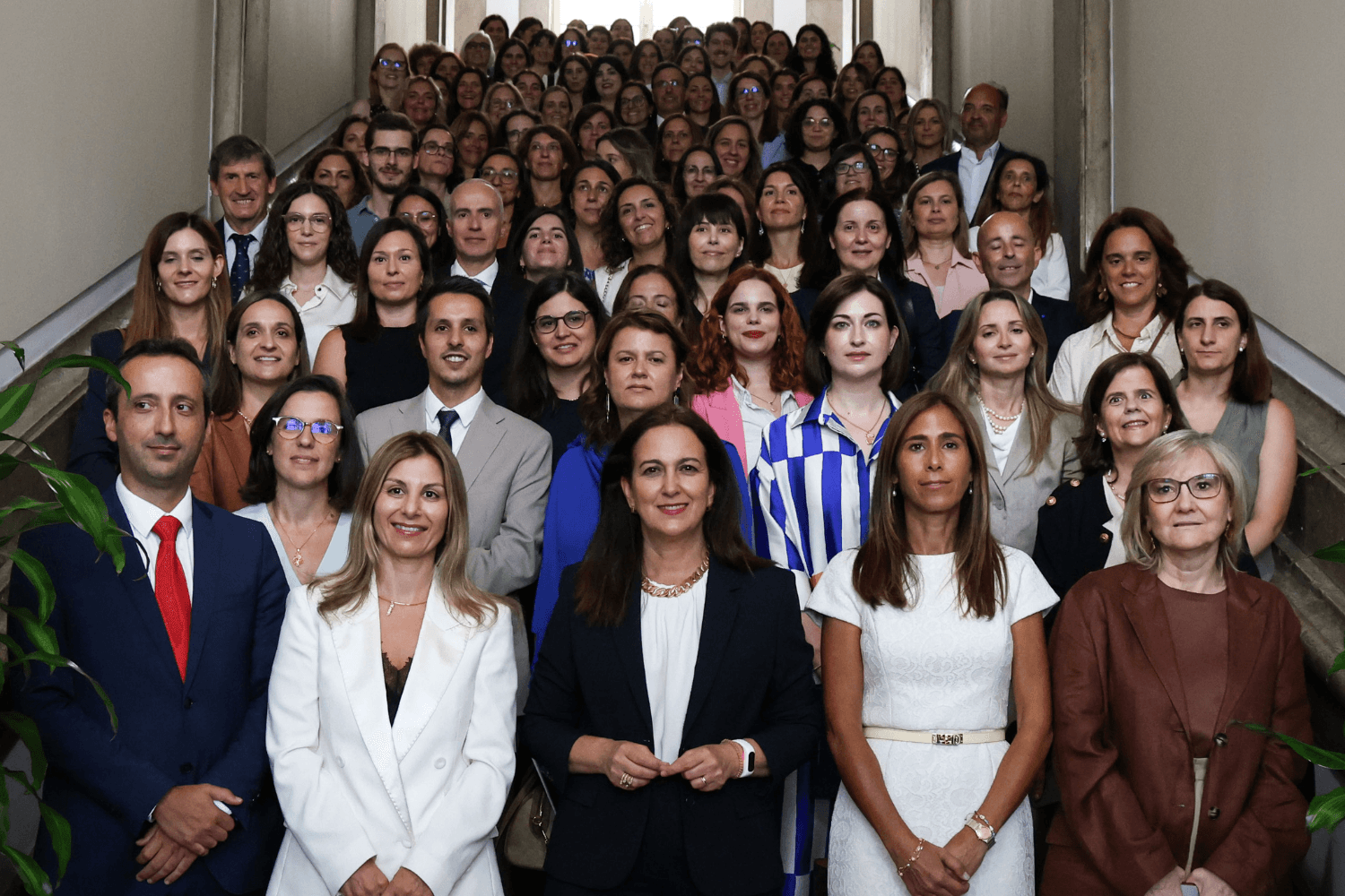 Ministra da Justiça, Rita Alarcão Júdice, na cerimónia de apresentação dos 107 novos Conservadores, dia 4 de setembro de 2026 (MJ)