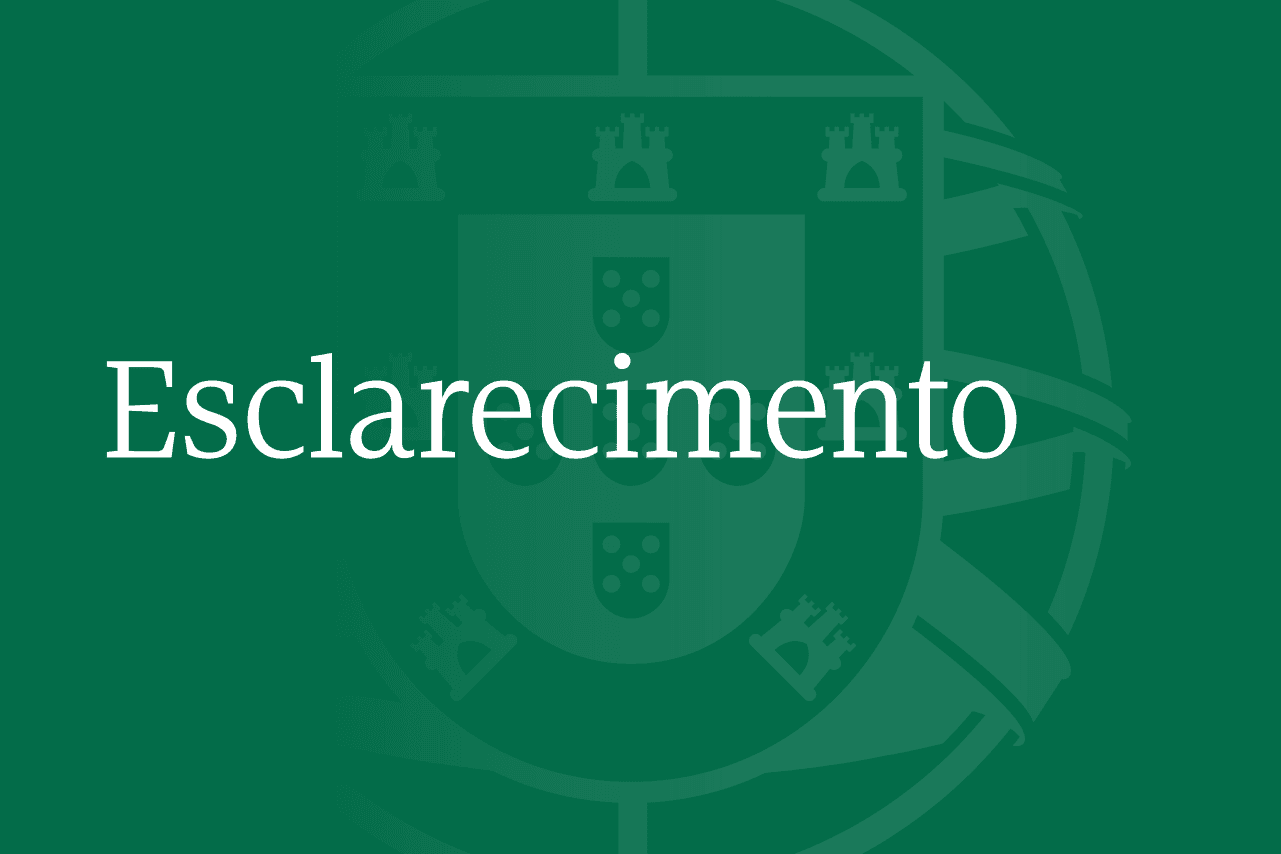 Esclarecimento do Ministério dos Negócios Estrangeiros
