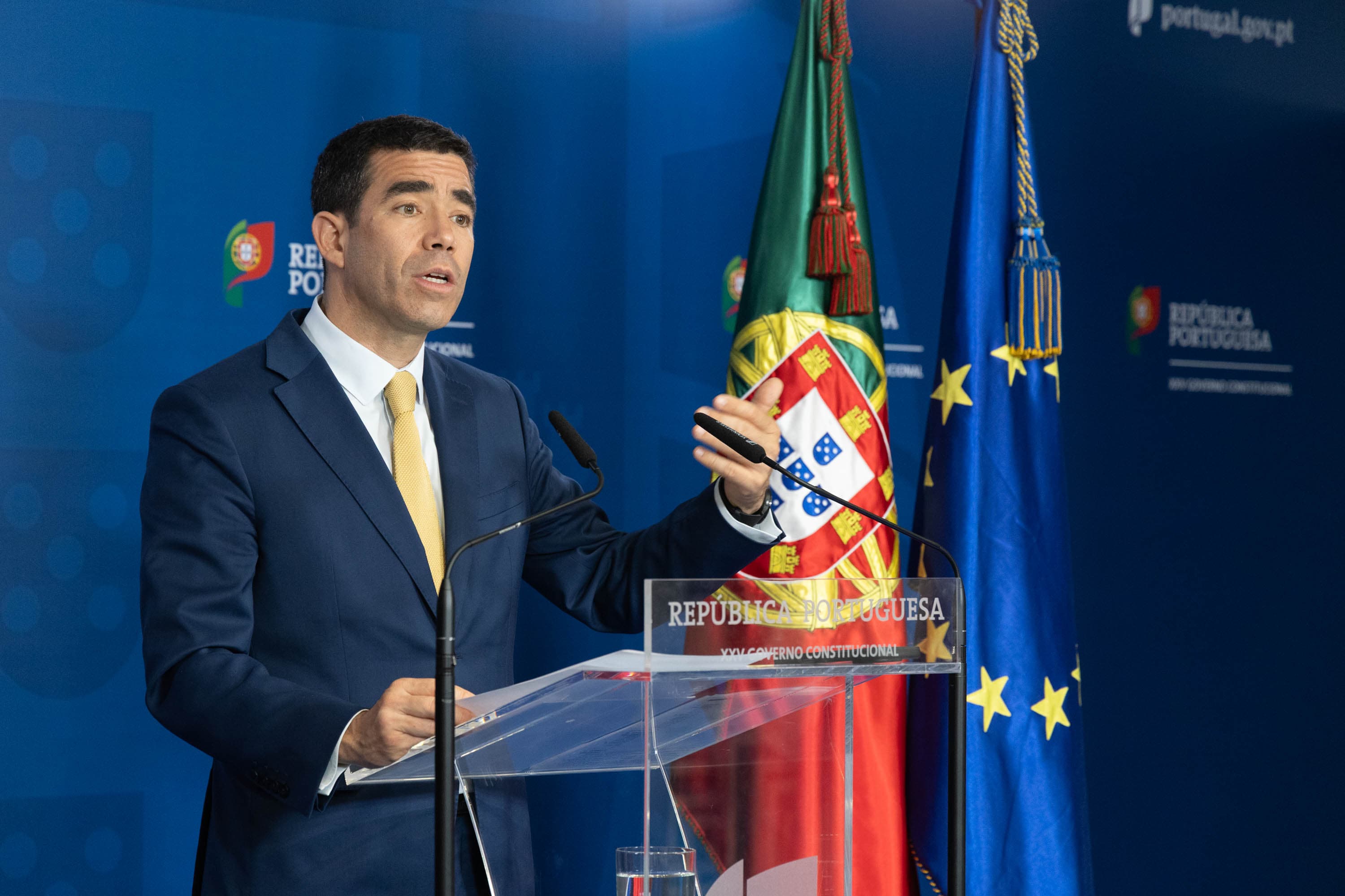 Ministro da Presidência, António Leitão Amaro, apresenta as medidas aprovadas em Conselho de Ministros, Lisboa, 11 junho 2026, João Bica (SGGov)