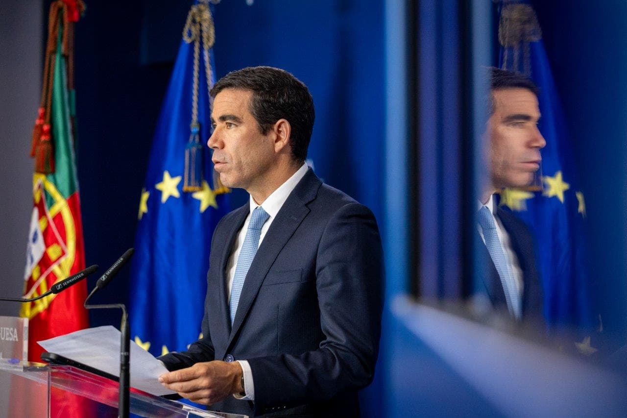 Ministro da Presidência, António Leitão Amaro, na conferência de imprensa do Conselho de Ministros, Lisboa, 17 de julho de 2026 (Maria Costa Lopes)