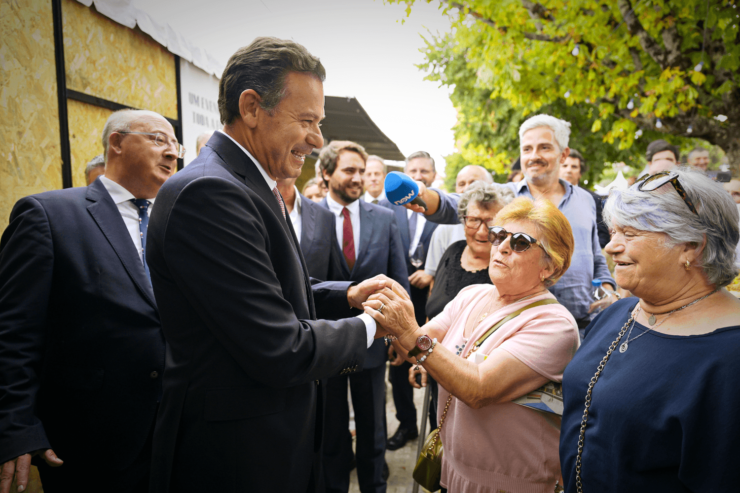 Primeiro-Ministro, Luís Montenegro, na visita à 35.ª Feira do Vinho do Dão, Nelas, 4 de setembro de 2026 (Gonçalo Borges Dias/GPM)