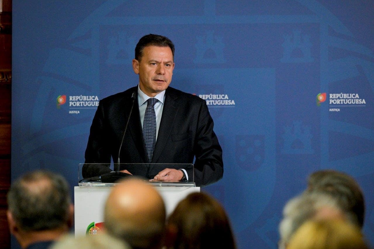 Primeiro-Ministro Luís Montenegro na posse do Diretor Nacional da Polícia Judiciária, Lisboa, 16 Abril 2026 (Gonçalo Borges Dias/GPM)