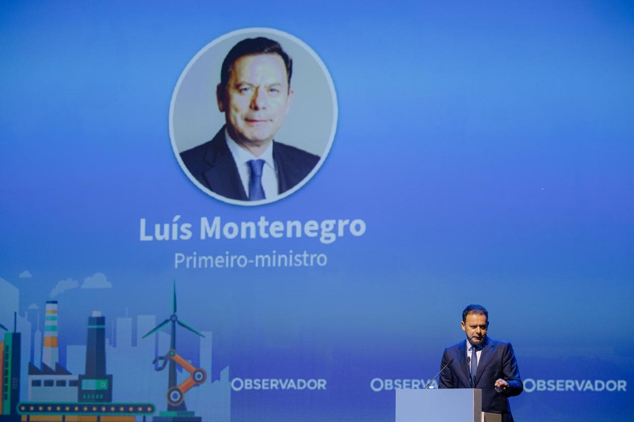 Primeiro-Ministro, Luís Montenegro, na abertura da Cimeira da Indústria, Braga, 26 maio 2026 (André Crispim/SGGov)