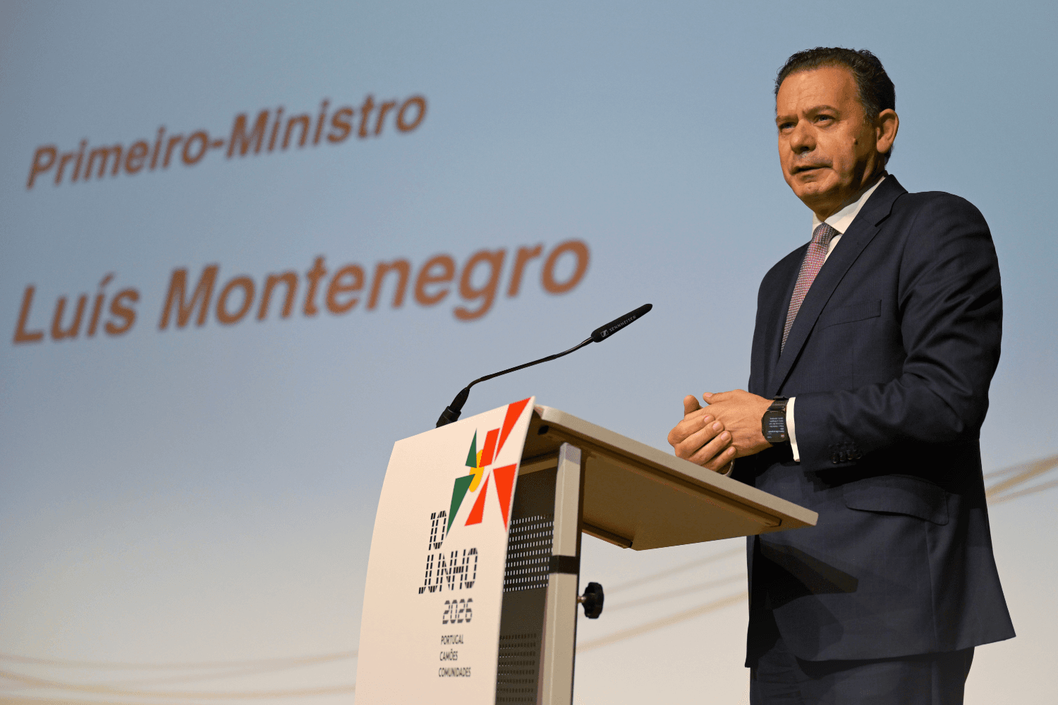 Primeiro-Ministro, Luís Montenegro discursa na abertura das comemorações do Dia de Portugal, de Camões e das Comunidades Portuguesas no Luxemburgo, 10 de junho de 2026 (Gonçalo Borges Dias/GPM)