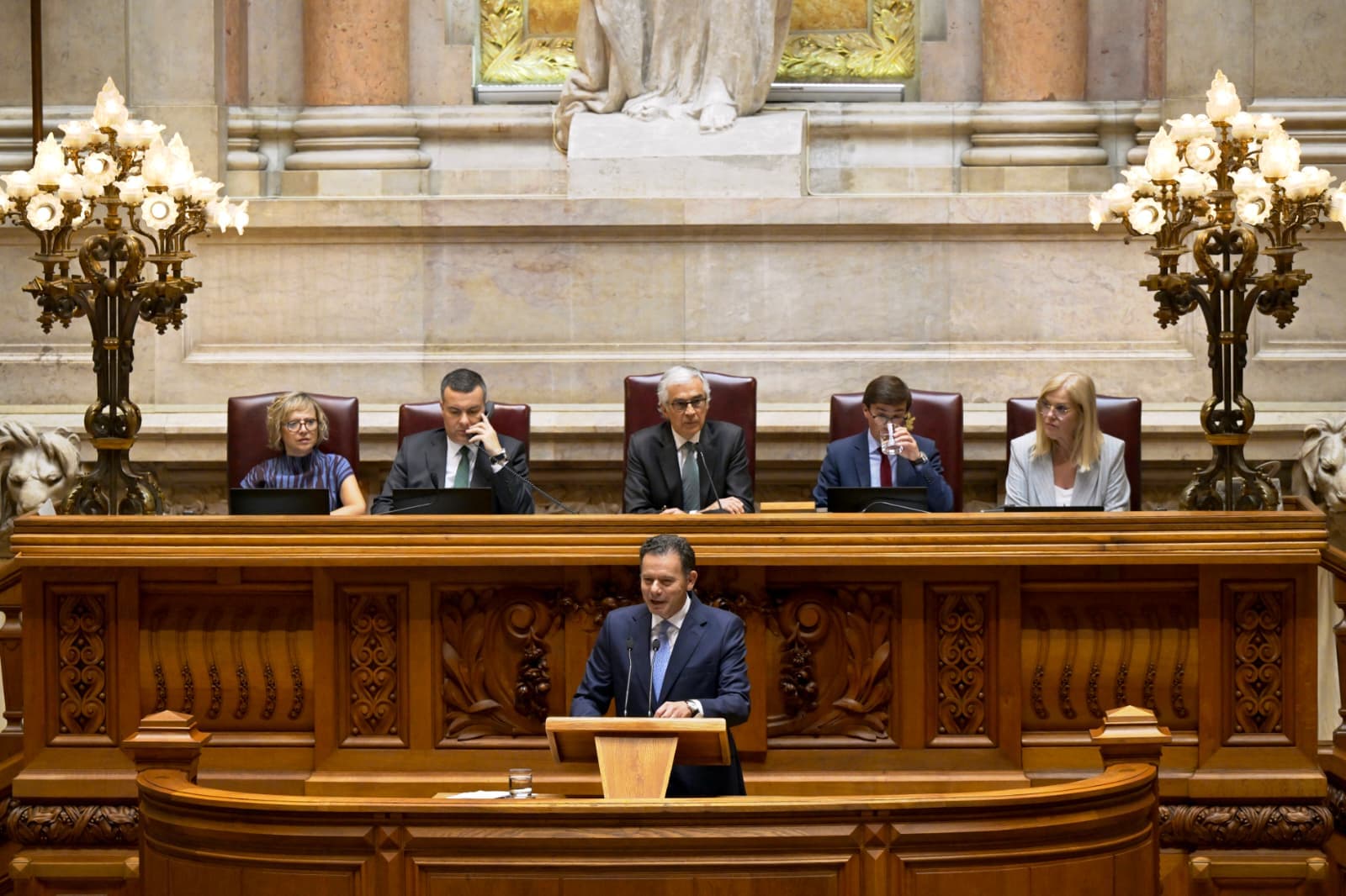 Primeiro-Ministro, Luís Montenegro, na abertura do debate do Estado da Nação, na Assembleia da República, Lisboa, 16 julho 2026 (GPM/ Gonçalo Borges Dias)