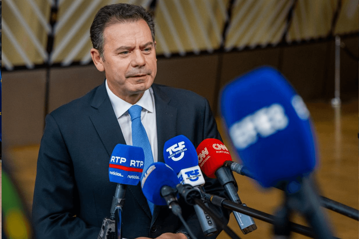 Primeiro-Ministro, Luís Montenegro, na Reunião do Conselho Europeu, em Bruxelas. Dias 15 e 16 de outubro de 2026 (André Crispim)