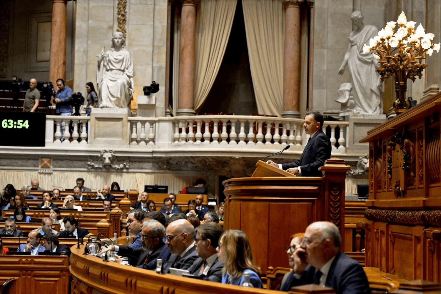 Primeiro-Ministro, Luís Montenegro, na discussão do Orçamento de Estado. Na Assembleia da República. Lisboa, 27 de outubro de 2026