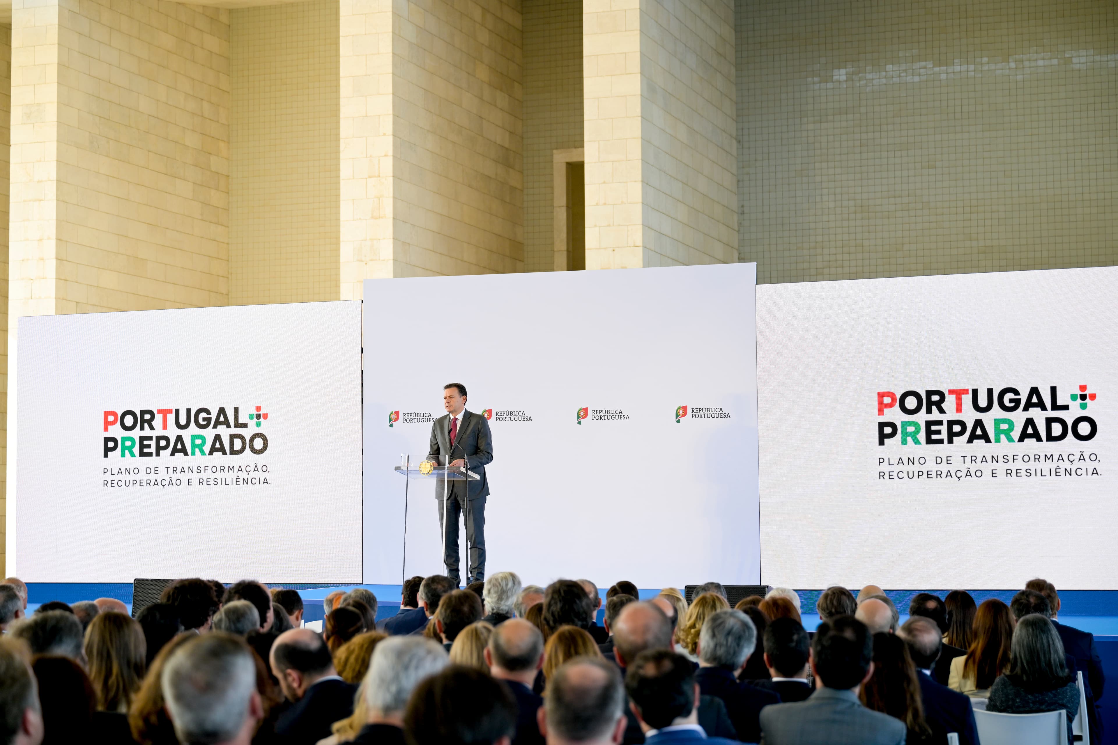 Primeiro-Ministro, Luís Montenegro, apresenta PTRR para tornar Portugal mais preparado, seguro e resiliente, Lisboa, 28 abril 2026 (Gonçalo Borges Dias/GPM)