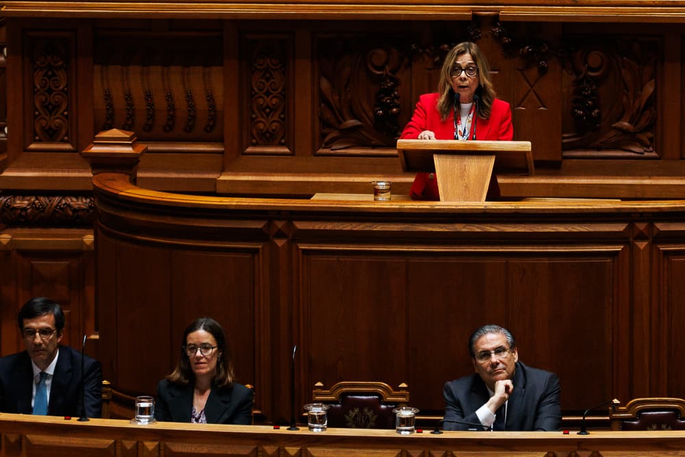 Ministra da Saúde, Ana Paula Martins, Assembleia da República, 22 abril 2026 (Aníbal Rebelo/MAP)