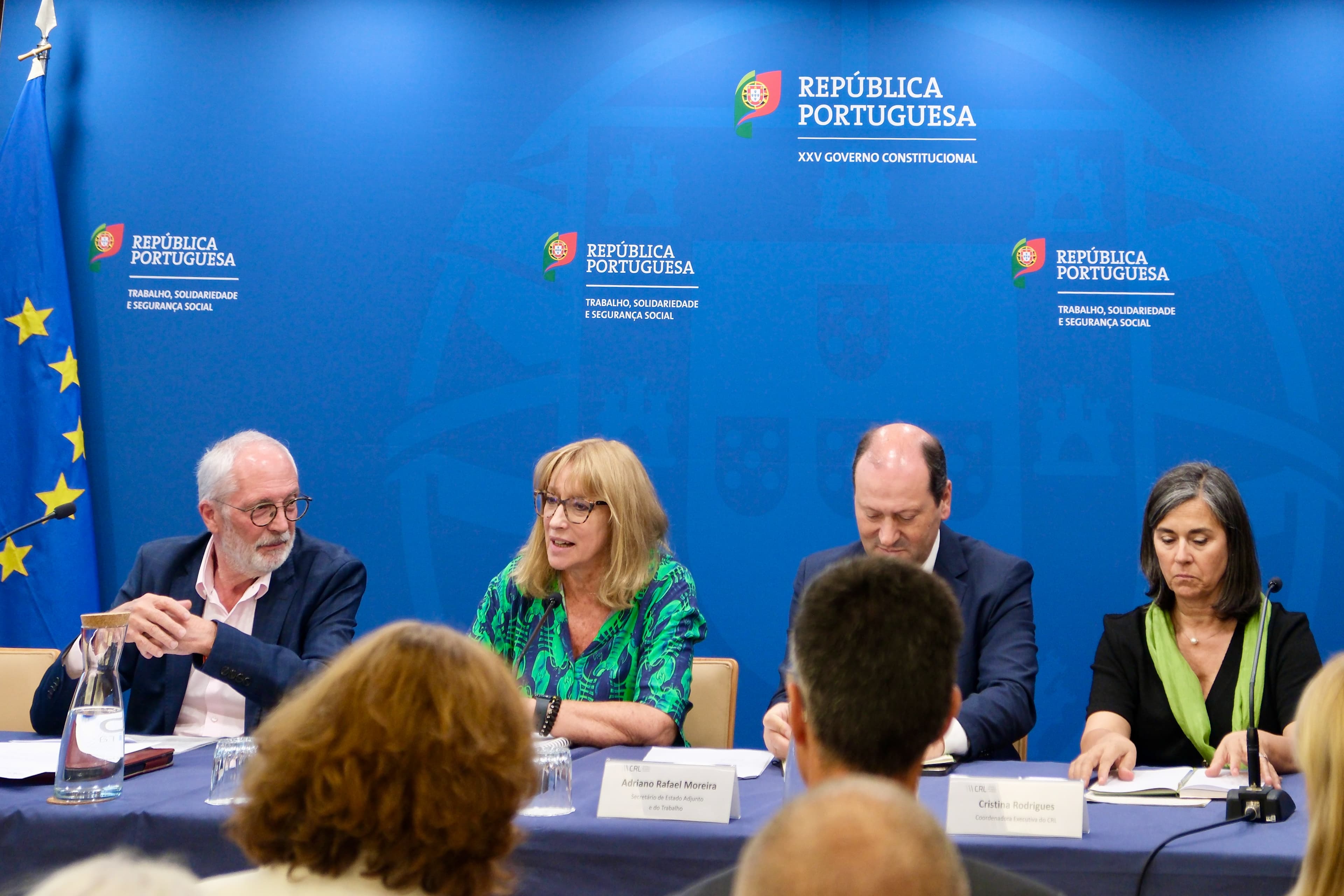Ministra do Trabalho, Solidariedade e Segurança Social, Rosário Palma Ramalho, na apresentação do Relatório sobre Emprego e Formação – 2025, Lisboa, 21 de julho de 2026 (MTSSS)