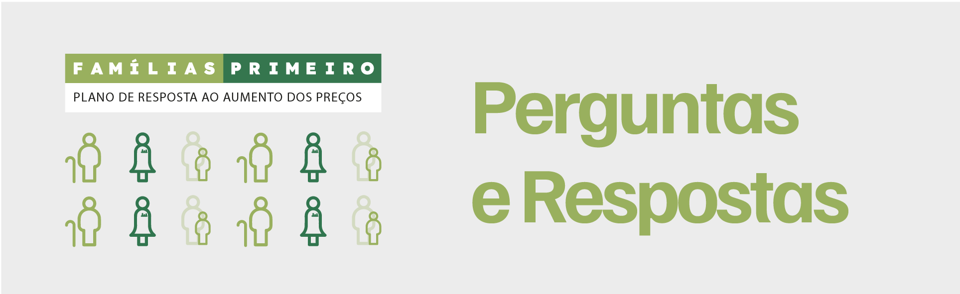 Famílias Primeiro - Plano de resposta ao aumento dos preços