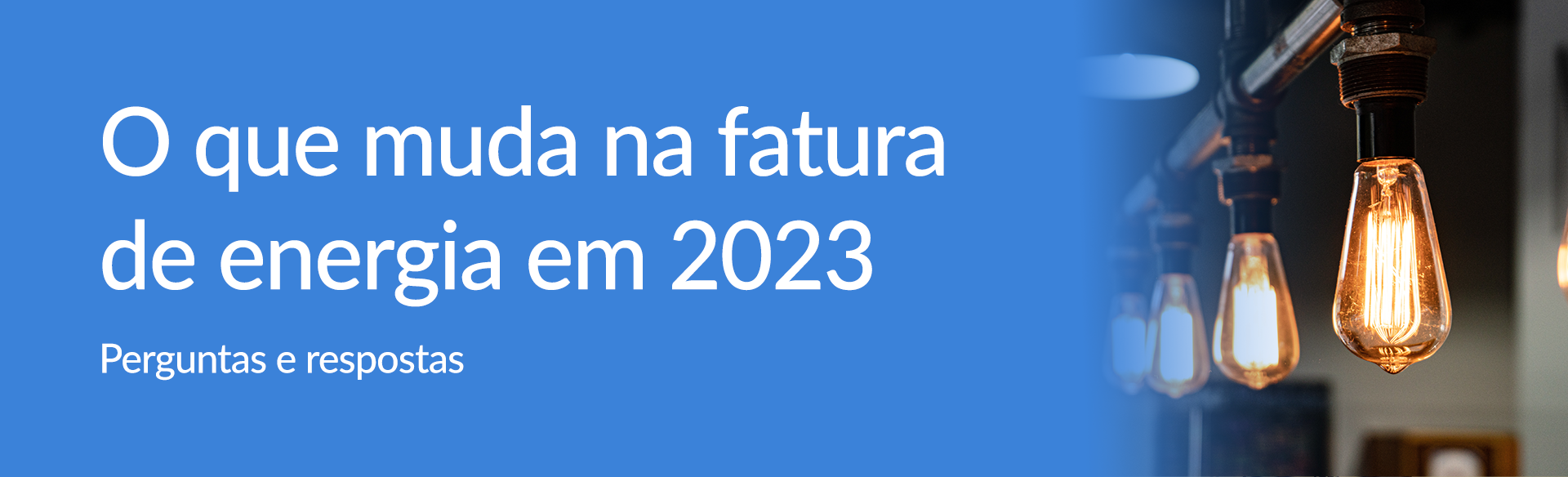 O que muda na fatura da energia em 2023